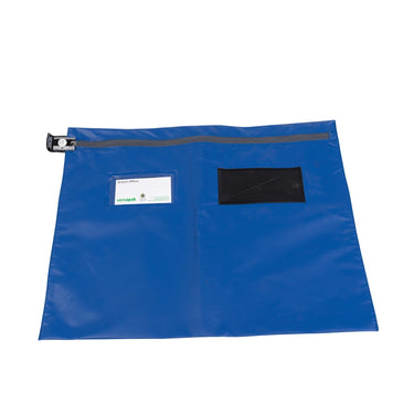 Versapak Flat Document Wallet - Wide Opening VCF5 Button Blue